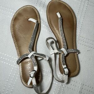 Kelly & Katie ~‎ Aramia Sandals with Rhinestones. Women's Size 7.5
